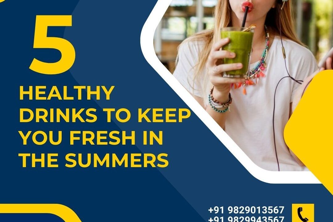 5 Healthy Drinks to Keep You Fresh in the Summers